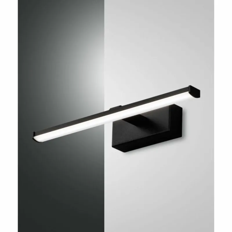 Luminaires Fabas Luce Applique murale Fabas Luce Nala LED Noir, 1 lumière