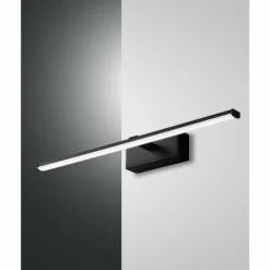Luminaires Fabas Luce Applique murale Fabas Luce Nala LED Noir, 1 lumière