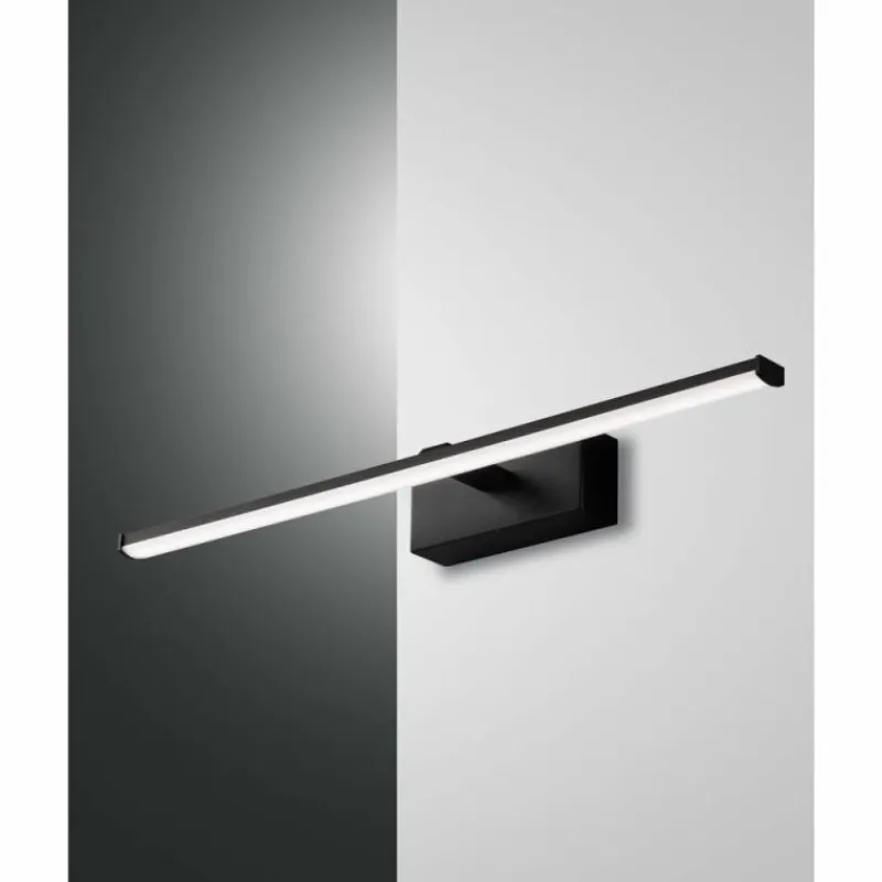 Luminaires Fabas Luce Applique murale Fabas Luce Nala LED Noir, 1 lumière