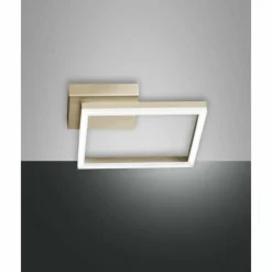 Luminaires Fabas Luce Applique murale Fabas Luce Bard LED Or, 1 lumière
