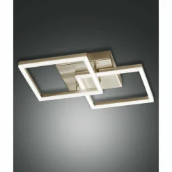 Luminaires Fabas Luce Applique murale Fabas Luce Bard LED Or, 1 lumière