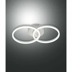 Luminaires Fabas Luce Applique murale Fabas Luce Giotto LED Blanc, 2 lumières