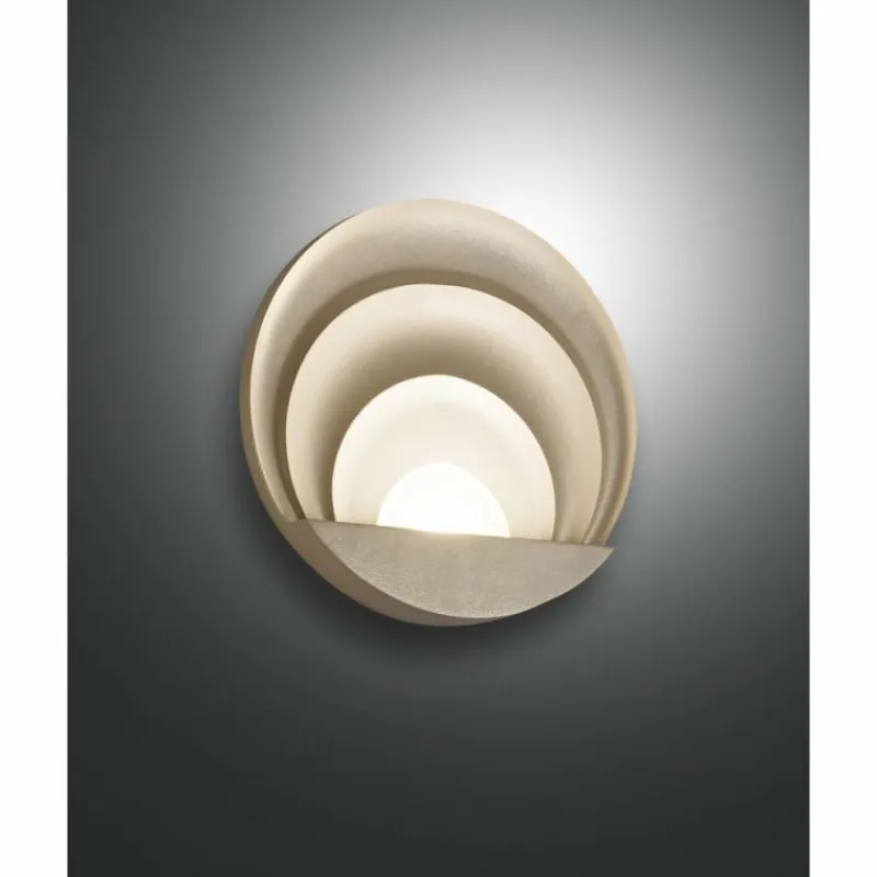 Lampes Dorées-Luminaires Fabas Luce Applique murale Fabas Luce Sunrise Or, 1 lumière