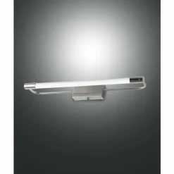 Luminaires Fabas Luce Applique murale Fabas Luce Rapallo LED Chrome, 1 lumière