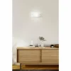 Luminaires Fabas Luce Applique murale Fabas Luce Naxar Blanc, 1 lumière