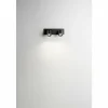 Luminaires Fabas Luce Applique murale Fabas Luce Modo Noir, 2 lumières* Spots Et Projecteurs