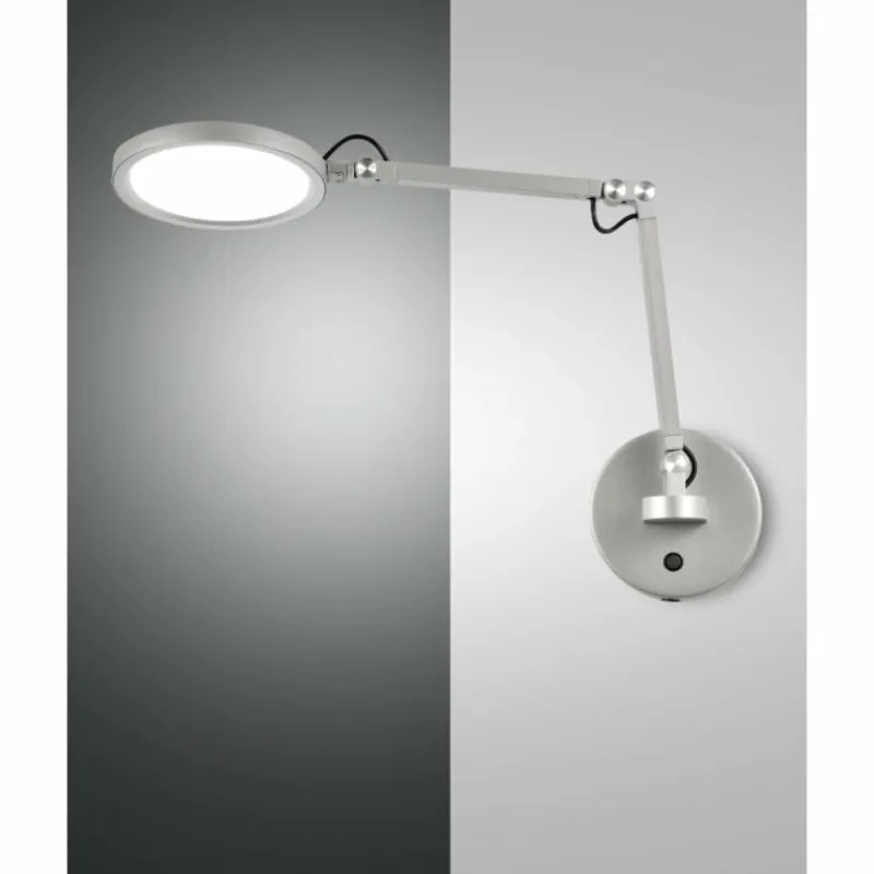 Luminaires Fabas Luce Applique murale Fabas Luce Regina LED Aluminium, 1 lumière* Appliques