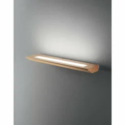 Lampes En Bois-Luminaires Fabas Luce Applique murale Fabas Luce Linus LED Écru, 1 lumière