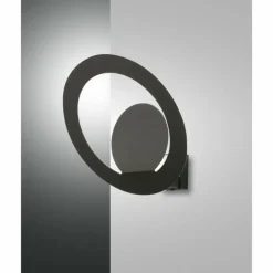 Luminaires Fabas Luce Applique murale Fabas Luce Hector LED Noir, 1 lumière* Appliques