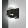Luminaires Fabas Luce Applique murale Fabas Luce Remy LED Noir, 1 lumière