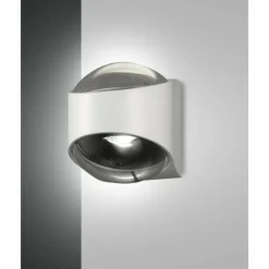 Luminaires Fabas Luce Applique murale Fabas Luce Remy LED Blanc, 1 lumière