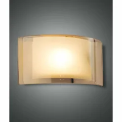 Luminaires Fabas Luce Applique murale Fabas Luce Alide Blanc, 1 lumière