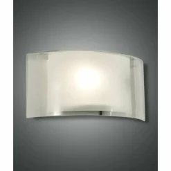 Luminaires Fabas Luce Applique murale Fabas Luce Alide Blanc, 1 lumière