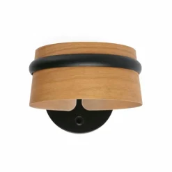 Luminaires Faro Barcelona Applique murale Faro Barcelona Loop LED Noir, 1 lumière* Appliques