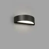 Luminaires Faro Barcelona Applique murale Faro Barcelona Oval Gris, 1 lumière