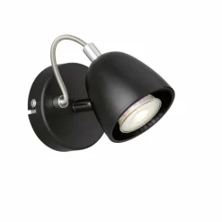 FHL easy Applique murale FHL-easy Gemma Chrome, Noir, 1 lumière* Spots Et Projecteurs