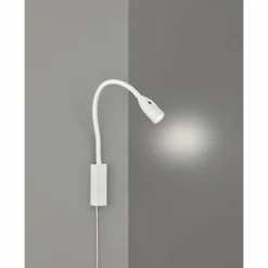 Luminaires Fischer & Honsel Applique murale Fischer & Honsel function Sten LED Blanc, 1 lumière* Appliques