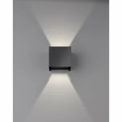 Luminaires Fischer & Honsel Applique murale Fischer & Honsel Wall LED Noir, 2 lumières* Éclairage Led