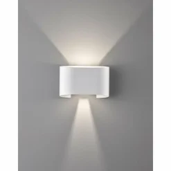 Luminaires Fischer & Honsel Applique murale Fischer & Honsel Wall LED Blanc, 2 lumières* Éclairage Led