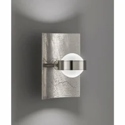Luminaires Fischer & Honsel Applique murale Fischer & Honsel Bondy LED Nickel mat, 1 lumière, Changeur de couleurs* Appliques|Éclairage Led