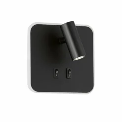 Luminaires Fischer & Honsel Applique murale Fischer & Honsel Mila LED Noir, 1 lumière* Appliques