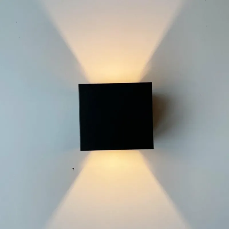 Luminaires Fischer & Honsel Applique murale Fischer & Honsel Thore LED Noir, 2 lumières* Éclairage Led