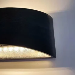 Luminaires Fischer & Honsel Applique murale Fischer & Honsel Arles LED Noir, 2 lumières* Appliques