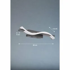 Luminaires Fischer & Honsel Applique murale Fischer & Honsel Bridge LED Noir, 1 lumière* Éclairage Led