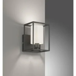 Lampes En Tissu-Luminaires Fischer & Honsel Applique murale Fischer & Honsel Gilli Noir, 1 lumière