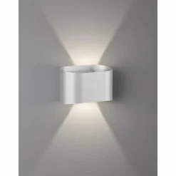 Luminaires Fischer & Honsel Applique murale Fischer & Honsel Wall LED Argenté, 2 lumières