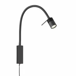 Luminaires Fischer & Honsel Applique murale Fischer & Honsel Seng LED Noir, 1 lumière* Éclairage Led