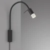 Luminaires Fischer & Honsel Applique murale Fischer & Honsel Seng LED Noir, 1 lumière* Éclairage Led