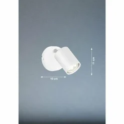 Luminaires Fischer & Honsel Applique murale Fischer & Honsel Vano Blanc, 1 lumière* Spots Et Projecteurs