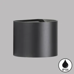 Luminaires Fischer & Honsel Applique murale Fischer & Honsel Matteo LED Noir, 2 lumières* Éclairage Led