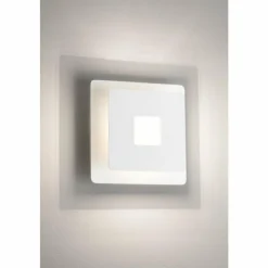 Luminaires Fischer & Honsel Applique murale Fischer & Honsel Hennes LED Blanc, 1 lumière* Appliques