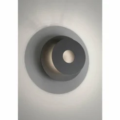 Luminaires Fischer & Honsel Applique murale Fischer & Honsel Hennes LED Noir, 1 lumière* Éclairage Led