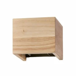 Lampes En Bois-Luminaires Fischer & Honsel Applique murale Fischer & Honsel Paloma LED Bois clair, 2 lumières