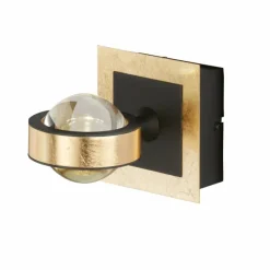 Lampes Dorées-Luminaires Fischer & Honsel Applique murale Fischer & Honsel Cluedo LED Or, 1 lumière