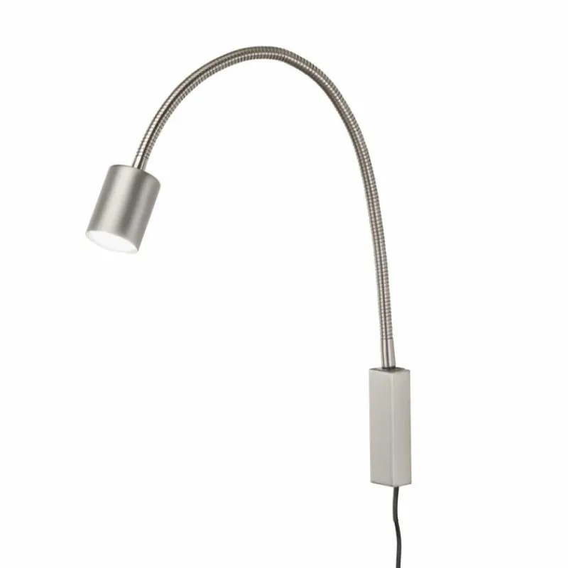 Luminaires Fischer & Honsel Applique murale Fischer & Honsel Justi LED Nickel mat, 1 lumière* Éclairage Led