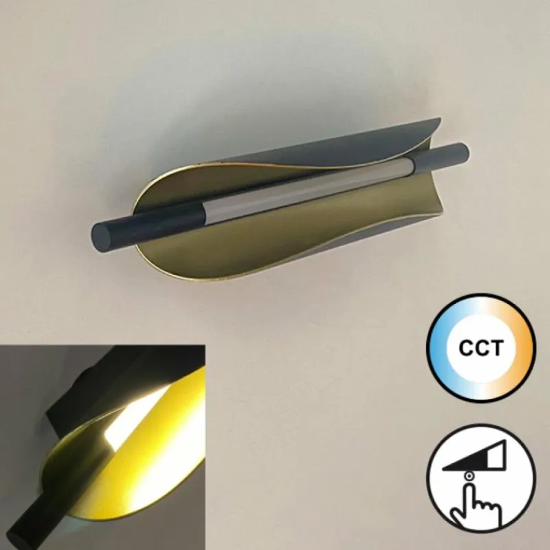 Luminaires Fischer & Honsel Applique murale Fischer & Honsel Skal LED Noir, 1 lumière* Appliques