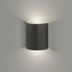 Luminaires Fischer & Honsel Applique murale Fischer & Honsel Halv LED Noir, 2 lumières* Éclairage Led