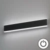 Luminaires Fischer & Honsel Applique murale Fischer & Honsel Muur LED Noir, 1 lumière