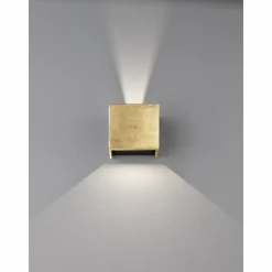 Lampes Dorées-Luminaires Fischer & Honsel Applique murale Fischer & Honsel Cog LED Or, 2 lumières