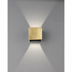 Lampes Dorées-Luminaires Fischer & Honsel Applique murale Fischer & Honsel Cog LED Or, 2 lumières