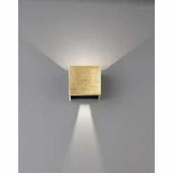 Lampes Dorées-Luminaires Fischer & Honsel Applique murale Fischer & Honsel Cog LED Or, 2 lumières