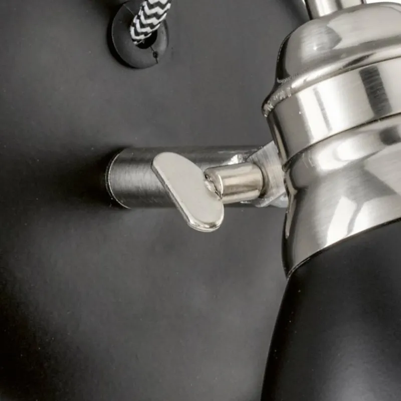 Luminaires Fischer & Honsel Applique murale Fischer-Honsel Wales Noir, 1 lumière* Appliques