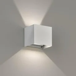 Luminaires Fischer & Honsel Applique murale Fischer-Honsel Wall LED Argenté, 2 lumières* Appliques