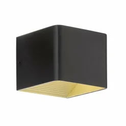 Luminaires Fischer & Honsel Applique murale Fischer-Honsel Dan LED Noir, 1 lumière* Appliques