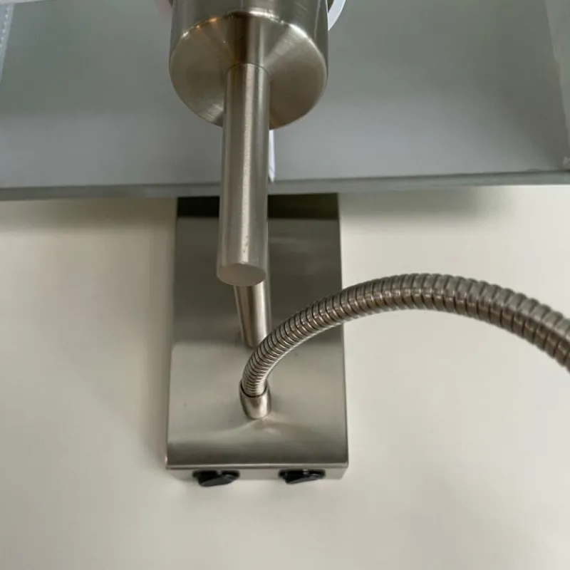 Lampes En Tissu-Luminaires Fischer & Honsel Applique murale Fischer-Honsel Dream Nickel mat, 1 lumière