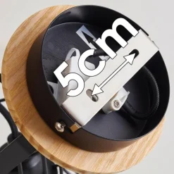 Lampes Vintages & Rétros-hofstein Applique murale Forshaga Brun, 1 lumière